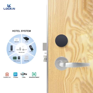 J7 304 Stainless Steel Smart RFID Card Door Lock SDK for for Wood Doors Code Access Memory Card Storage for Hotels