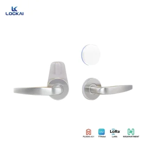 J7 304 Stainless Steel Smart RFID Card Door Lock for Home Wood Doors Memory Card Storage SDK for Key Card Unlock