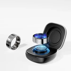 JC 2301B Custom IP68 Steel Fitness Blood Health Risk Assessment Smart Ring Personalized Thin Valentines Design Sleep Tracker
