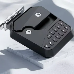 JD RV1 RV Smart Lock Aluminum Alloy Combination Lock with for Password Key Remote Unlock Waterproof for Steel Door