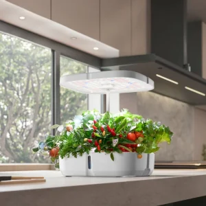 JIADI Smart Indoor Hydroponic Garden System Modern LED Hydroponics Grow Kit for Home Floor Use