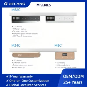 JIECANG M SERIES Customizable Mirror Screen Electric Standing Desk Accessory Hand Switch Control