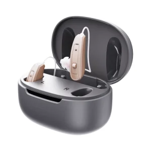 JINGHAO Medical Grade New Rechargeable AI Noise Cancelling RIC 6 Channel Smart Hearing Aid OEM OTC for Seniors