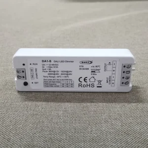 JIUAN DA1 S 12 48VDC CE ROHS DALI 2 Certified PWM Constant Voltage DALI LED Dimmer Controller 8A 5 Year Warranty for Single