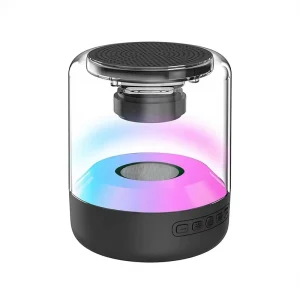 JK3301 Dream-Building Bear AI BT Speaker 5W RGB LED Lighting Plastic Cabinet High Volume Subwoofer Mini Portable Outdoor Car Use