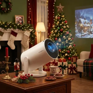 JUNUO HY300 Pro Wireless 4K Projector Auto Keystone Projector for Home Cinema Interactive Games Portable Mini Video Proyector