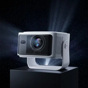 JUNUO HY350MAX 4K 1080P 40 140 Inch 2.4G 5GWIFI5+BT5.0 Miracast 500ANSI Brightness Android 14 Smart LED Mini Portable Projector