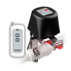 JXS 433 Long Distance RF 433mhz Remote Control Smart Gas Water Leakage Valve Controller Smart Gas Detector Automatic Manipulator