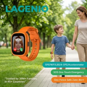 K3 4G GPS Kids Smart Watch SIM Card TFT 1.7inch IP68 Video Call SOS Button 2-3 Days Battery Life CE Smart Watch for Kids