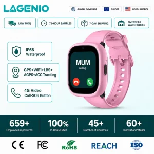 K3 4G Kids Smart Watch GPS+LBS+WIFI Position Video Call 770MAH SOS Smart Watch for Kids