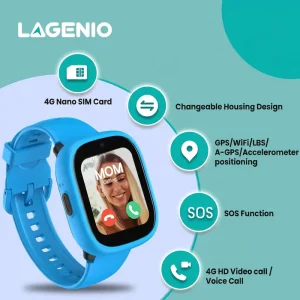 K3 4G Kids Smart Watch Sim Card LBS+GPS+WIFI_AGPS Position SOS IP68 Class Mode HD Video Call FCC Smart Watch for Kids