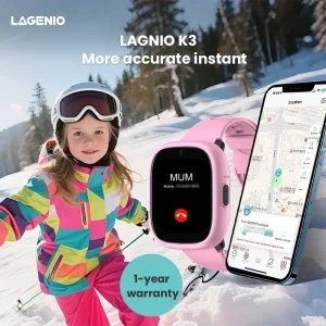 K3 4G Nano Sim Card Kids Smart Watch Waterproof IP68 1.7inch 770mAh LBS+GPS+WIFI Video Call SOS Smart Watch for Kids