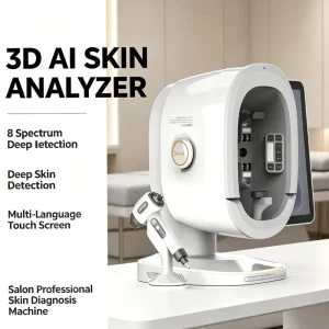 K33 AI 3D Panoramic Skin Analyzer Machine 8 Spectrum Facial Skin Diagnosis Device for Beauty Salon Clinic