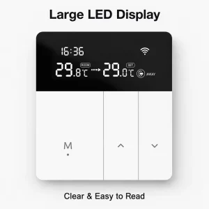 K8H Smart Thermostat Tuya WiFI Electric Heating Controller Smart Life APP CE RoHS OEM Factory Manufacturer