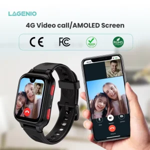 K9 1.78″ Screen 4G Kids Phone Watch Sim Card Android 8.1 1+8G WIFI GPS LBS Position Video Call SOS Kids Smart Watch
