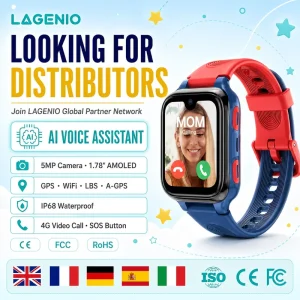 K9 AI Kids Smart Watch GPS LBS WIFI Precise Position Video Call IP68 Waterproof SOS CE RoHS FCC Smart Watch for Children