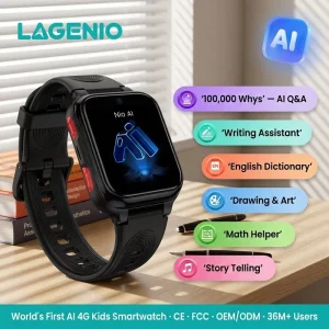K9 AI Kids Smart Watch GPS LBS WIFI Precise Positioning Video Call IP68 Waterproof SOS CE RoHS Smart Watch for Children