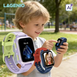 K9 GPS LBS Tracking Kids Smart Watch AMOLED Display Square IP68 5MP HD Video Call 4G SIM Card Smart Watch for Kids