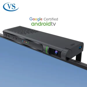 KA2 Smart Camera RoHS Certified Android 10.0 TV Video Calling Smart TV Box with Voice Control Home Hotel Use