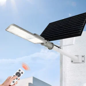 KCD 100w 150w Waterproof Light Tuya Compatible Solar Powered Street Light LED Solar Street Lamp for Outdoor in Smart City