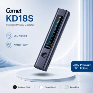KD18S Hidden Camera Detector 5-in-1 Portable RF Signal GPS Tracker GSM/GPRS ABS Plastic Privacy Scanner