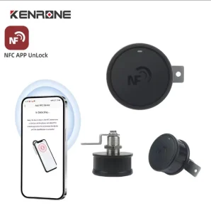 KENRONE NFC Smart Security Battery Free NFC Locker Cam Lock for Storage Lockers With Usage Rights Authorization Management