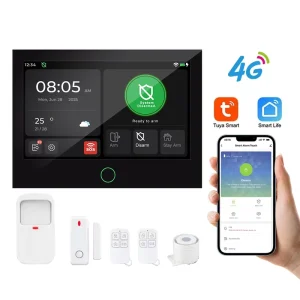 KERUI G74 WiFi 4G FSK Tuya Smart 7 inch IPS Full Touch Screen Burglar Alarm Systems Wireless Home Security Alarm System