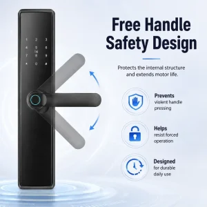 KF6630 Smart Lock Digital Door Lock Biometric Waterproof Card Keyless Electronic Lock Memory Card for Aluminum Door