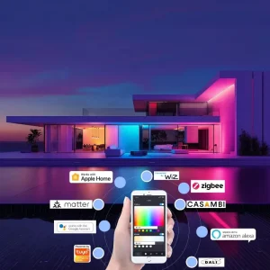 KNX Smart Home Control Panel Zigbee Smart Switch Tuya App Control Home Bar Lighting Decor Matter Smart Lighting for Home