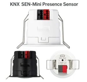KNX ToF Ranging Sensor Locker Room Parking Flush Mount Delay 1 3600s Energy Efficient 32000 Lux DC 21 30V Class 1 Laser