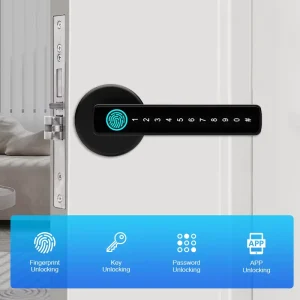 KROVI BZ01 Tuya Smart Lock for Stainless Steel Steel Doors WiFi Enabled High Security Electronic Keyless Door Biometric Lock