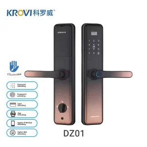 KROVI DZ01 Biometric Keyless Entry Handle System with Digital Keypad and TTlock Integration