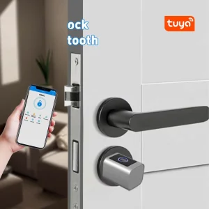 KROVI SX05 Manufacturer Hot Selling Simple Design Smart Lock High Security Aluminum Alloy Material for Wood DoorUnlocking Method