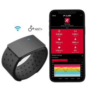 KWO Workout Group Health Accurate Wireless ANT+ Waterproof Ip67 Blood Oxygen Armband Sensor Smart Watch Heart Rate Monitor