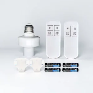 KY-DT01 E27 Wireless Remote Control Lamp Head Set Smart Home System Smart Timer Switch 30m Range