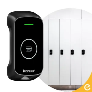 Kemuu Keyless Electronic Smart Lock Aluminum Alloy RFID NFC Cloud Locker Cabinet Door Lock System for Hotel School Gym
