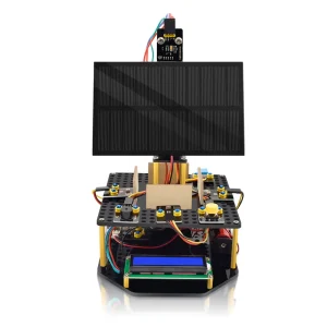 Keyestudio DIY Solar Energy Tracking Electronic Kit Smart Phone Charging Educational Programming Track Kit for Arduino