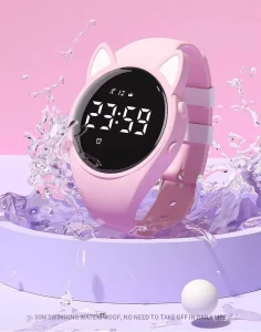Kid Silicone Led Display Electronic Vibrating Alarm 3D Pedometer Digital Watch Fitness Wristband Smart Sport Bracelet