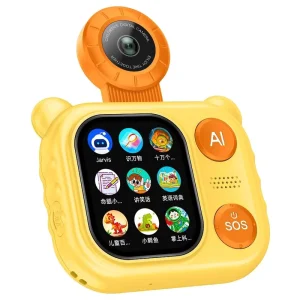 Kids AI Camera Learning Device with HD Screen Flip Camera 4G SIM Card video Call Wi Fi GPS intelligent Assistant Long Battery