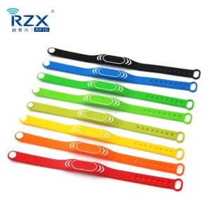 Kids Gift Colorful Bracelet RFID Smart Wristband HF 13.56Mhz NFC Silicone Wristband for School Payment