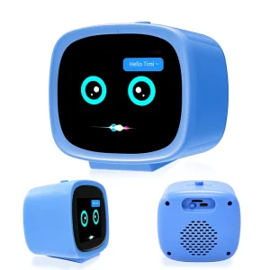 Kids Learning Interaction 2.8″ LCD Touch Screen Portable Ai Smart Alarm Clock WiFi Voice Control World Time Smart Speaker