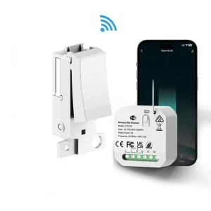 Kinetic Wireless Grid Switch RF433 UK Self powered Switch No Battery No Wiring Compatible with Click Scolmore MiniGrid System
