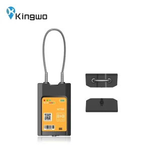 Kingwo NT68 4G GPS Container E Lock Smart Logistic Lock Real Time Tracking with RFID Bluetooth Unlock GPS TRACKER
