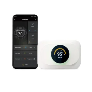 Knob Thermostat Air Conditioning Heat Pump Heating and Cooling Wireless Smart 24V Room Wifi Thermostat