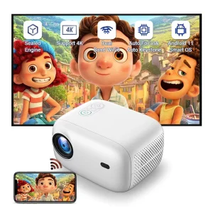 L009 HD 1080P Home Theater Video Projector Smart Android Wifi Projector Portable LCD Projector 4K