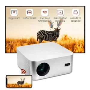 L016AQ Smart Android 14 WiFi Beamer Full Hd 1080p Home Theater Video Proyector Mini Projector 4k