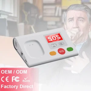 L04 Smart GPS Tracker & Locator with SOS Button Wi Fi SOS Call Dual Call Fall Detection Alert System for Seniors