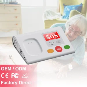 L04 Smart Telecare Concole System Hub GPS 4G WiFi Enabled SOS Alarm Clock Sleep Tracker App Control Elderly Homecare Pager