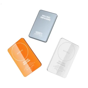 L148A Ultra-Thin 7.3 mm Magnetic Aluminum Alloy Wireless Power Bank, 15W Fast Charging, Type-C, 5000mAh, LED Indicator, No Laser Engraving
