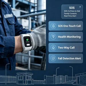 L21 Android 9.0 4G GPS Elderly Safety Tracker Watch One Button SOS Alarm Roaming SIM Card Supported IP67 Waterproof